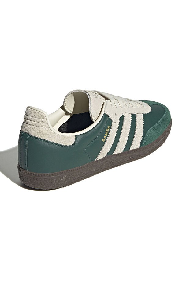 adidas سامبا أوغ حذاء كاجوال للجنسين JI3215 أخضر - الصورة 5